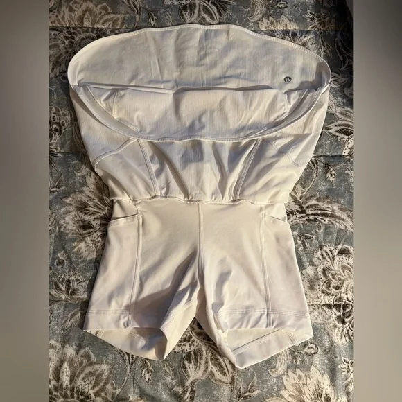 Lululemon Hotty Hot High-Rise Long White Reflective Skirt Skort size 2 NWOT - Picture 12 of 13